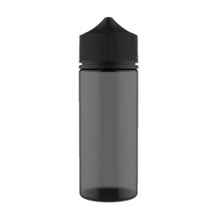 Gorilla v3 liquid bottle container - translucent black, 120 ml