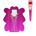 Nail extension forms wide 100 pcs - raspberry