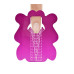 Nail extension forms wide 100 pcs - raspberry