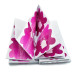 Nail extension forms wide 100 pcs - raspberry