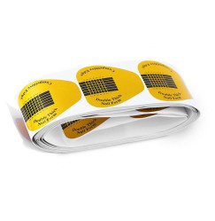 Nail extension forms wide 100 pcs - gold