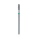 Okrągły frez diamentowy cylindryczny 2,3 mm / zielony STALEKS PRO / FA30G023/8K