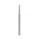 Frez diamentowy stożkowy obcięty 1,6 mm / czerwony STALEKS PRO / FA70R016/10K