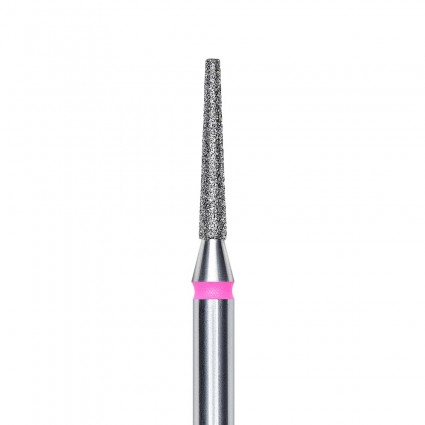 Frez diamentowy stożkowy obcięty 1,6 mm / czerwony STALEKS PRO / FA70R016/10K