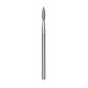Nóż diamentowy płomień ostry 2,1 mm / czerwony STALEKS PRO / FA11R021/8K