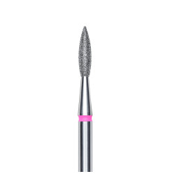 Nóż diamentowy płomień ostry 2,1 mm / czerwony STALEKS PRO / FA11R021/8K