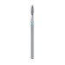 Nóż diamentowy płomień ostry 2,1 mm / niebieski STALEKS PRO / FA11B021/8K