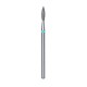 Nóż diamentowy płomień ostry 2,1 mm / niebieski STALEKS PRO / FA11B021/8K