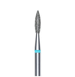 Nóż diamentowy płomień ostry 2,1 mm / niebieski STALEKS PRO / FA11B021/8K