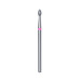 Nóż diamentowy ostry 2,5 mm / czerwony STALEKS PRO / FA60R025/4,5K