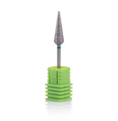Diamond cutter "kidney rounded, long", 6.5 mm / green, 893 065G