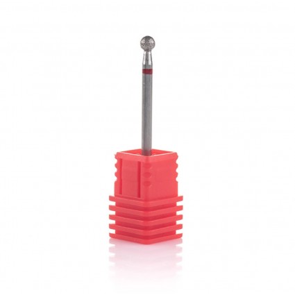 Milling cutter diamond ball 3.5 mm / red, 001 035R