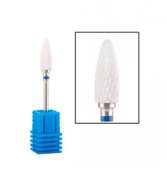 Ceramic corn cutter white / blue cut / 640501 Flame S(M)