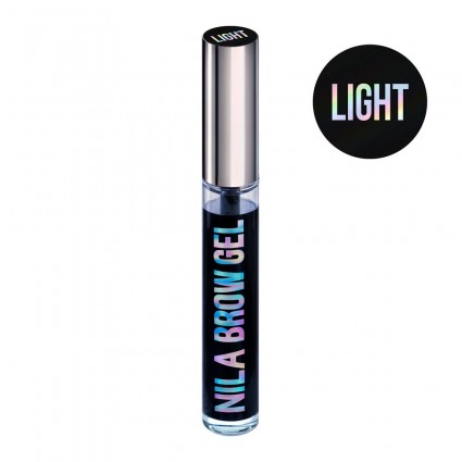 Eyebrow gel transparent Nila / Brow Gel / LIGHT, 10 ml