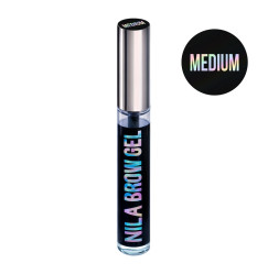 Transparentny żel do brwi Nila / Brow Gel / MEDIUM, 10 ml