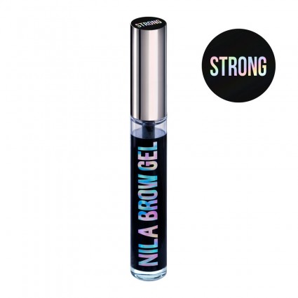 Гель для брів прозорий Nila/Brow Gel/STRONG, 10 мл