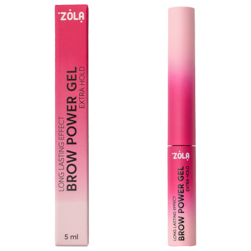 Гель для брів із сильною фіксацією ZOLA - Brow Power Gel, 5 мл