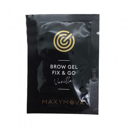 Гель для фіксації брів MAXYMOVA Brow Gel Fix   Go Vainilla / саше, 1,5 м