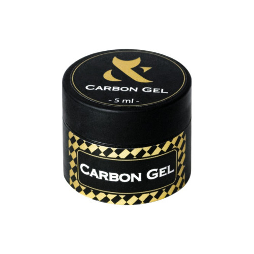 Instant nail repair gel F.O.X / Carbon Gel, 5 ml (jar)