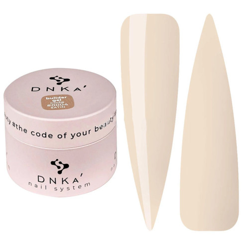 Żel do przedłużania DNKa Builder Gel / nr 0004 Satin (beżowy), 30 ml