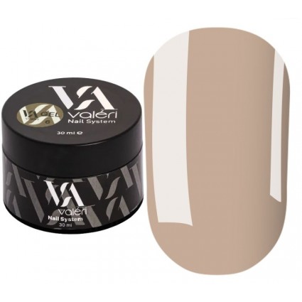 Гель для наращивания VALERI Builder Gel / №6 Cacao (какао) / баночка, 15 мл