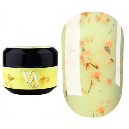 Гель для ногтей с сухоцветами Valeri / Flower Garden Gel / №5 (баночка), 5 мл