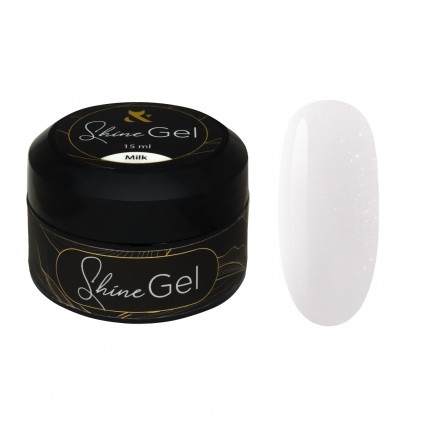 Гель для укрепления натуральных ногтей F.O.X / Shine Gel / Milk, 15 мл (баночка)