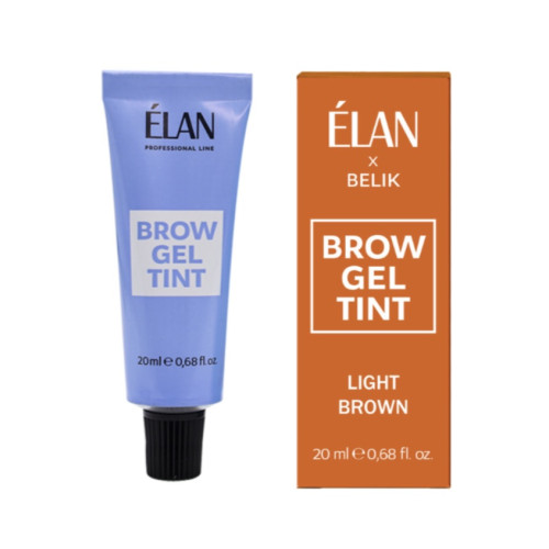Гель-краска для бровей ELAN х Belik - Brow Gel Tint - Light Brown, 20 мл (в тубе)