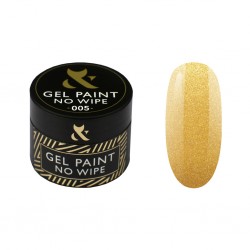 Гель краска для дизайна ногтей F.O.X / Gel Paint No Wipe / 005, 5 мл (баночка)