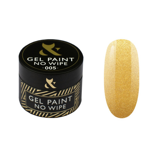Гель фарба для дизайну нігтів F.O.X / Gel Paint No Wipe / 005, 5 мл (баночка)
