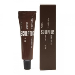 Гель-фарба для фарбування брів Sculptor Lash / Eyebrow Gel Tint / Dark brown, 15 мл