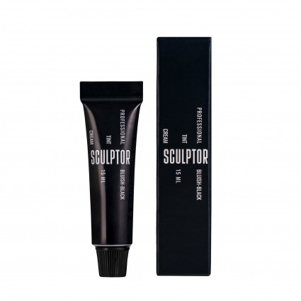 Гель-фарба для фарбування вій Sculptor - Eyelash Tint - BLUISH-BLACK, 15 мл