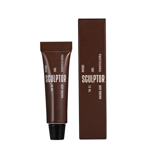 Farba żelowa do rzęs Sculptor - Farba do rzęs - GŁĘBOKI BRĄZ, 15 ml