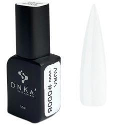Żelowy lakier do paznokci DNKa Pro GeI / №0008 Aura (biały), 12 ml