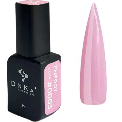 Гель лак для нігтів DNKa Pro Gel / №0003 Energy (рожевий), 12 мл