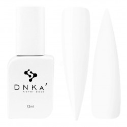 Гель лак для ногтей DNKa / ULTRA WHITE (белый, эмаль), 12 мл