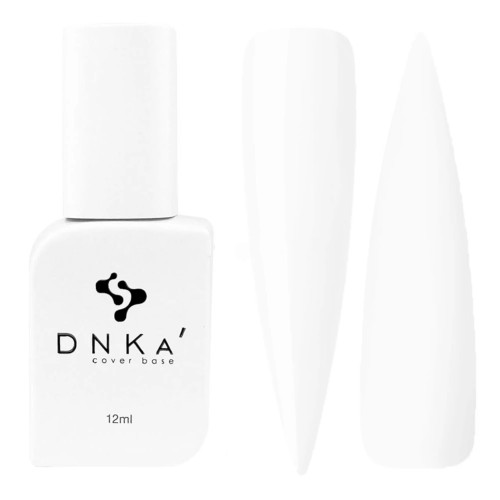 Gel nail polish DNKa / ULTRA WHITE (white, enamel), 12 ml