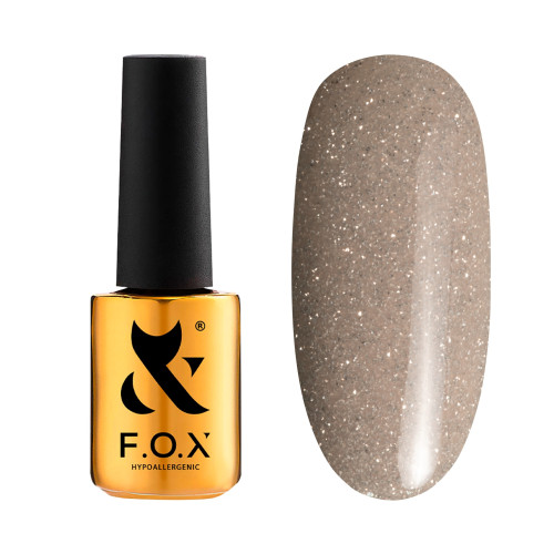 Гель лак для ногтей светоотражающий F.O.X / Sparkle / 004, 7 мл