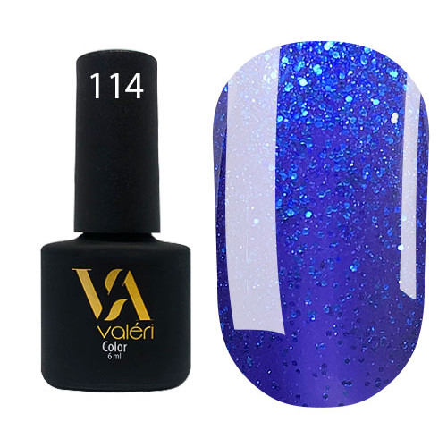 Gel polish for nails VALERI Color №114, 6 ml