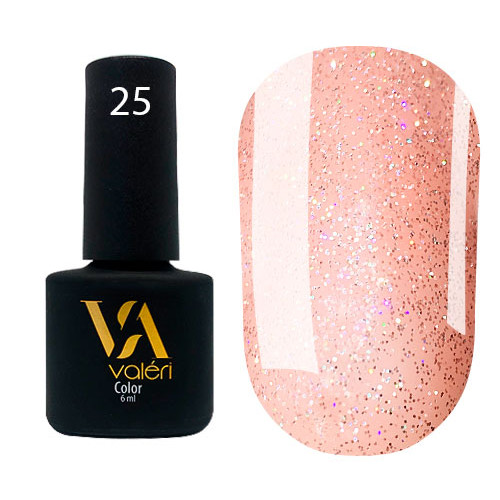 Гель-лак для нігтів VALERI Color №25, 6 мл