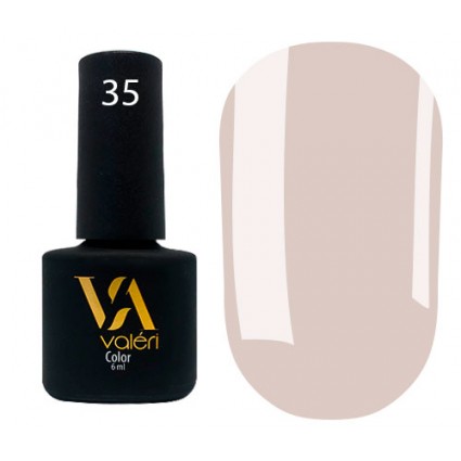 Nail Gel Polish VALERI Color No.035, 6 ml - DISCOUNT (valid until 11/25)