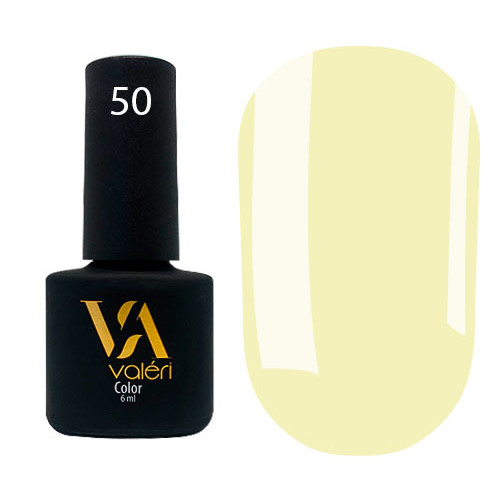 Lakier żelowy do paznokci VALERI Color №50, 6 ml