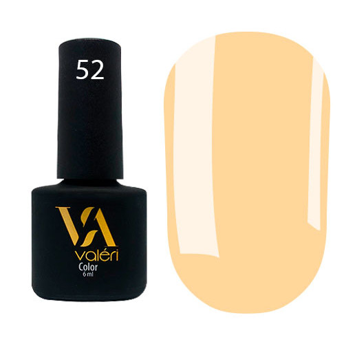 Gel polish for nails VALERI Color №52, 6 ml