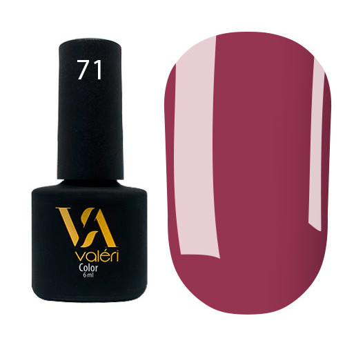 Гель-лак для нігтів VALERI Color №71, 6 мл