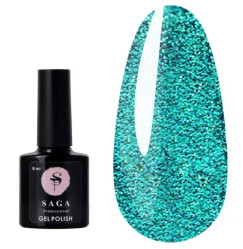 Гель лак светоотражающий Saga Professional Gel polish Fiery gel №07, 8 мл