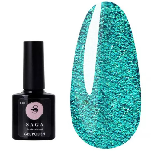 Гель лак світловідбивний Saga Professional Gel polish Fiery gel №07, 8 мл