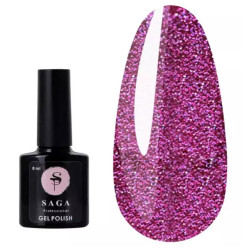 Гель лак светоотражающий Saga Professional Gel polish Fiery gel №10, 8 мл