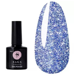 Гель лак светоотражающий Saga Professional Gel polish Fiery gel №11, 8 мл