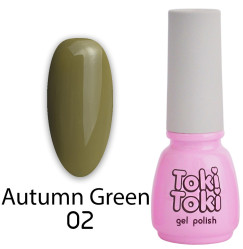 Gel polish Toki Toki / Autumn Green AG02, 5 ml