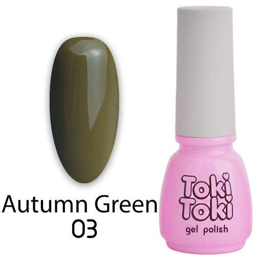 Lakier hybrydowy Toki Toki / Autumn Green AG03, 5 ml